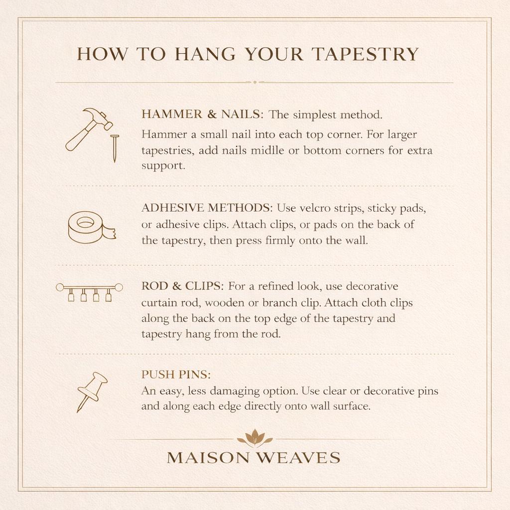 Tiger & Woman Tapestry