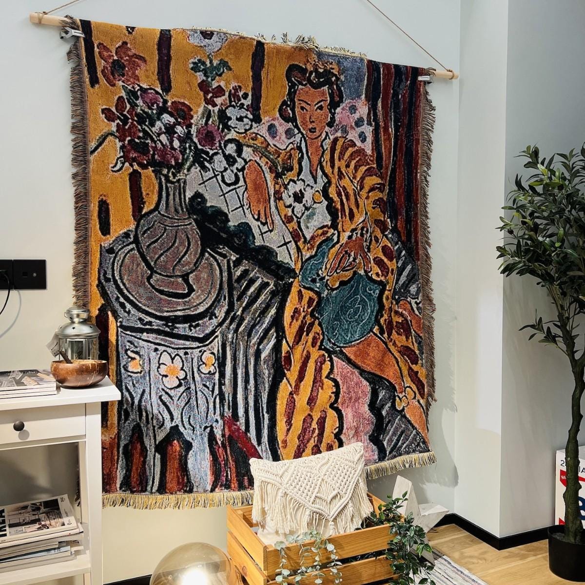Vintage Woman Tapestry