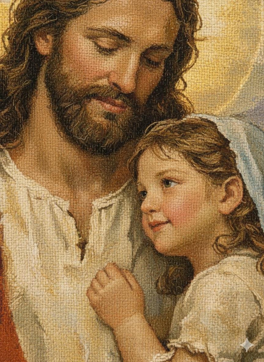 Jesus & Children Tapestry