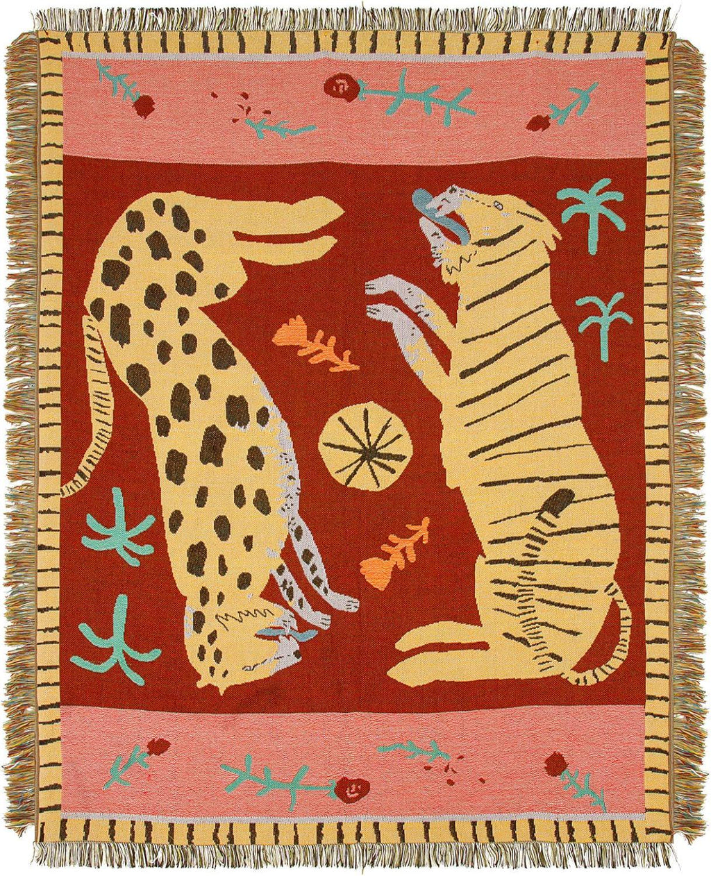 Tiger & Leopard Tapestry