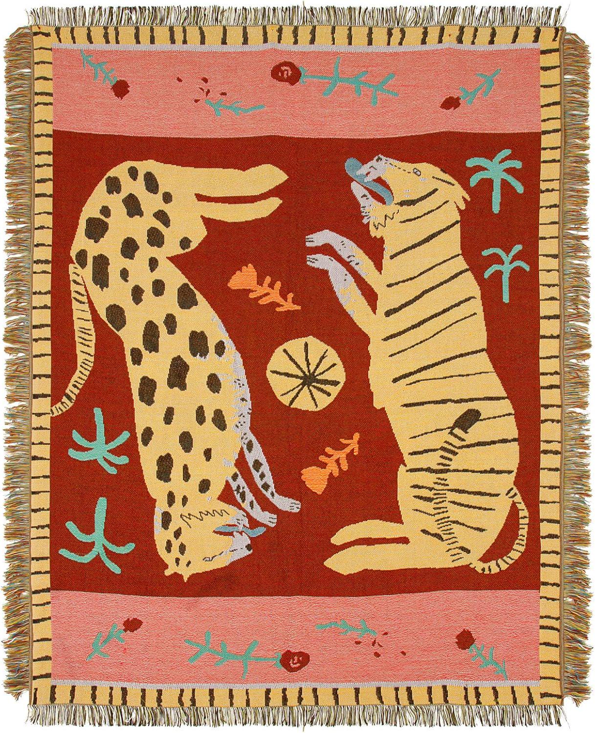 Tiger & Leopard Tapestry