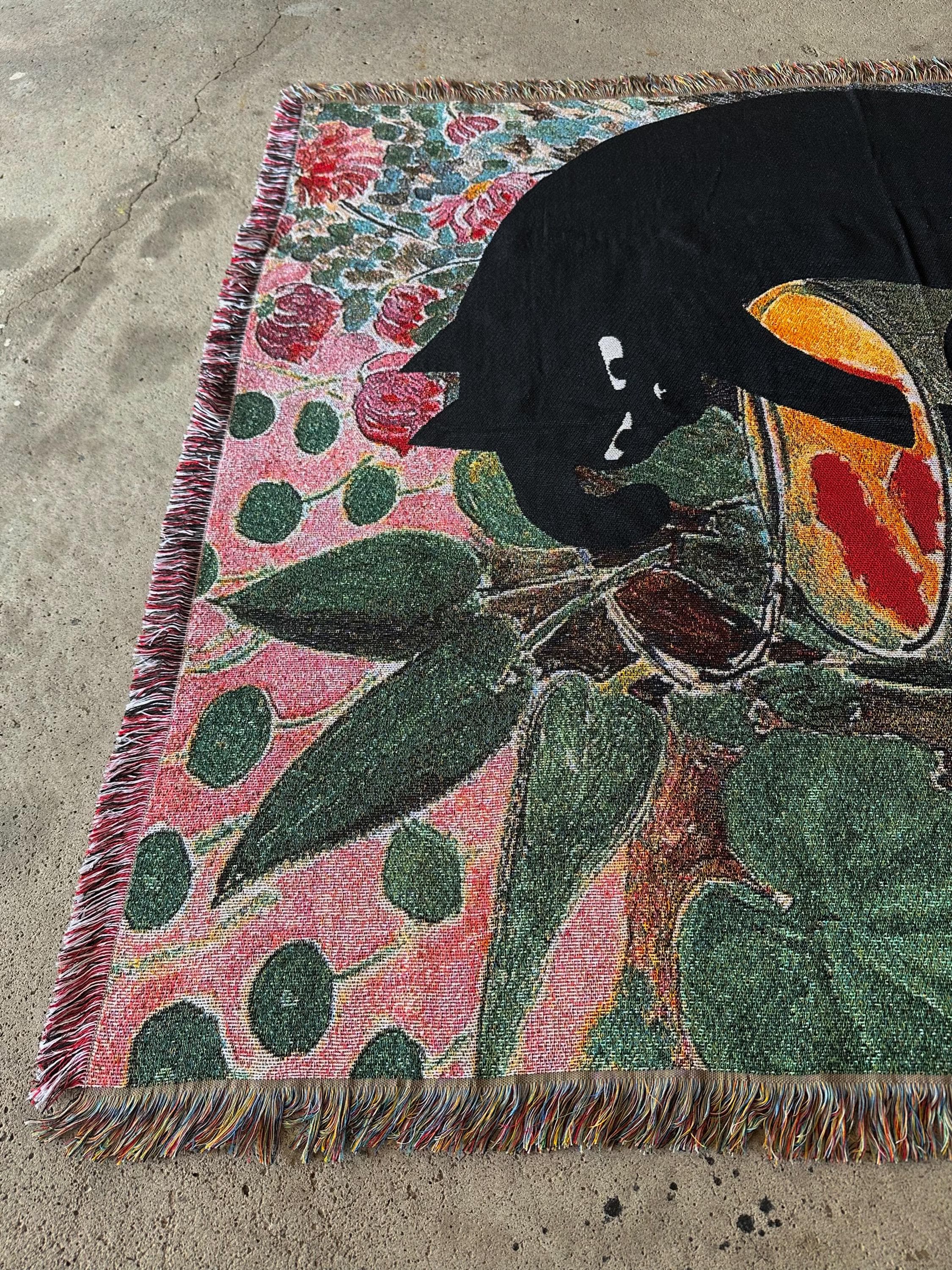 Black Cat & Goldfish Tapestry