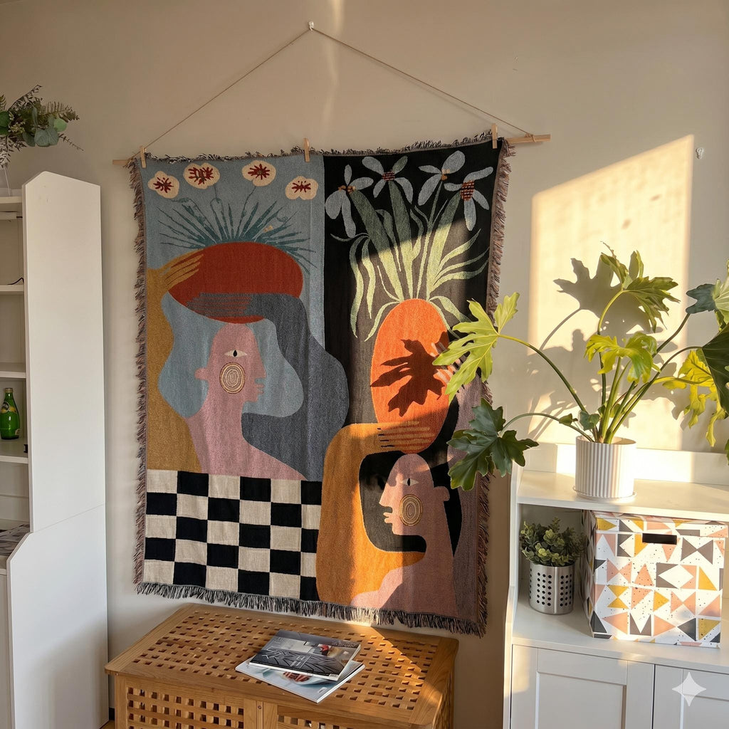 Abstract Boho Wall Tapestry