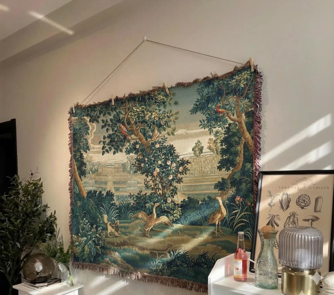 French Garden Tapestry
