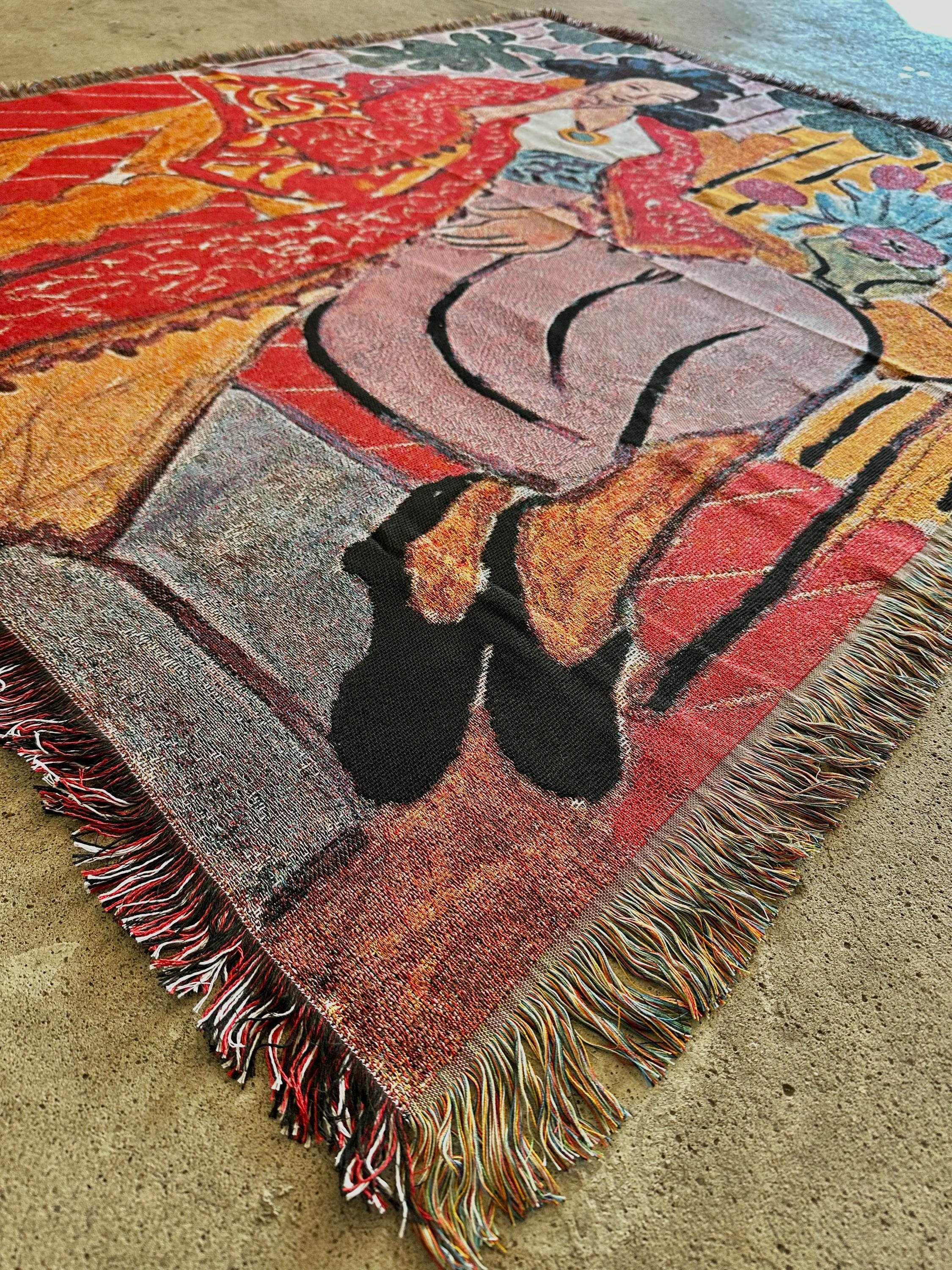 Boho Woman Tapestry