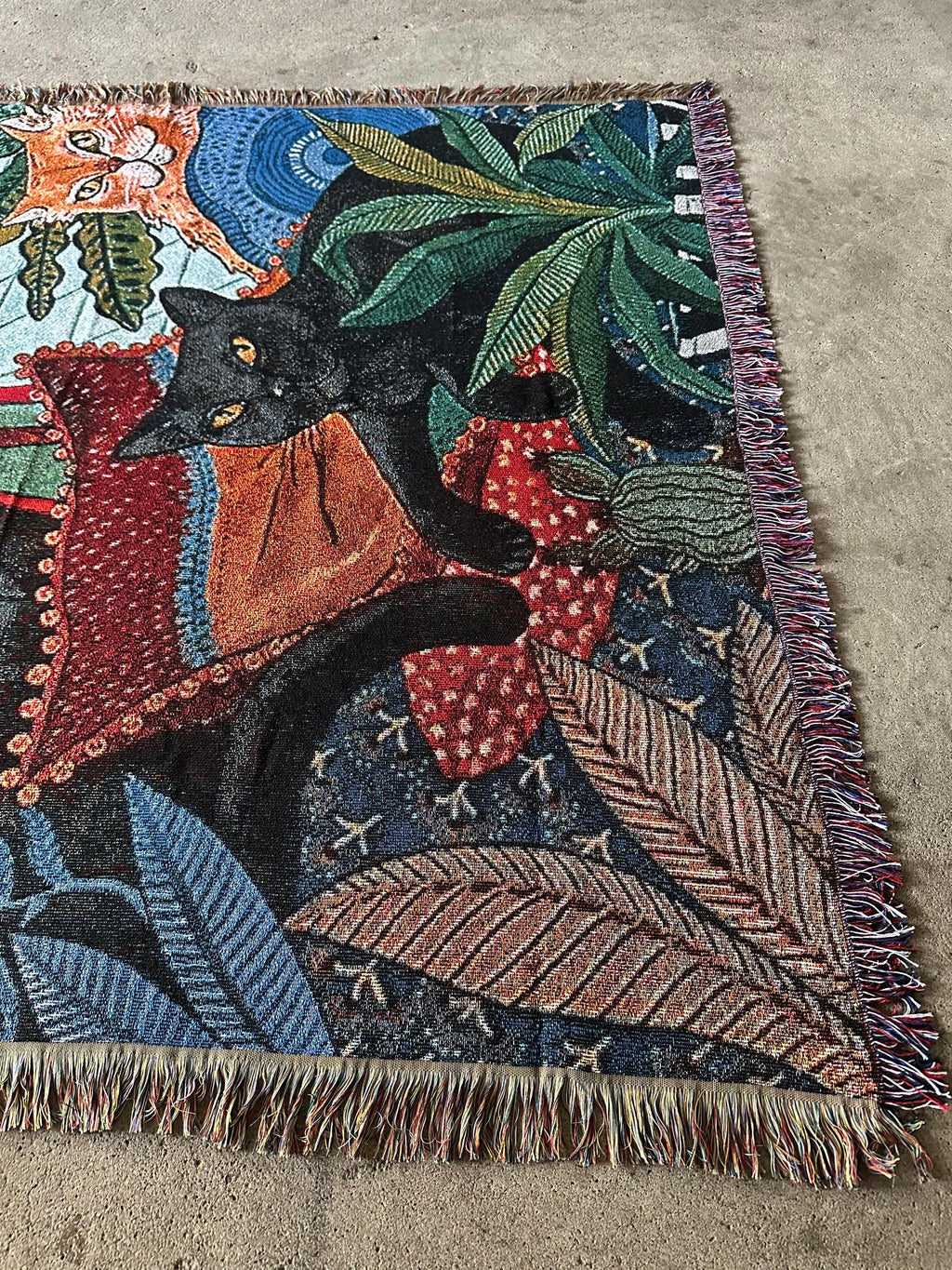 Cat Garden Tapestry