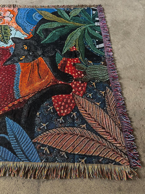 Cat Garden Tapestry