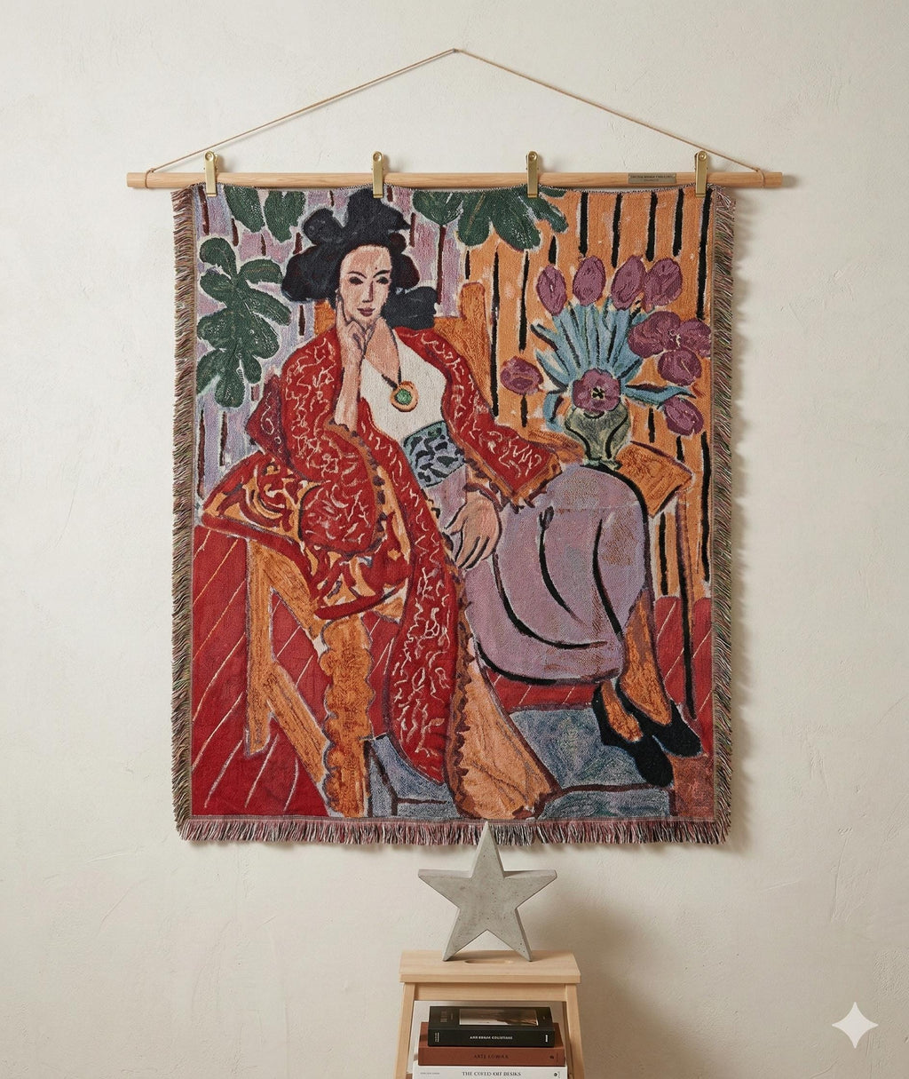 Boho Woman Tapestry