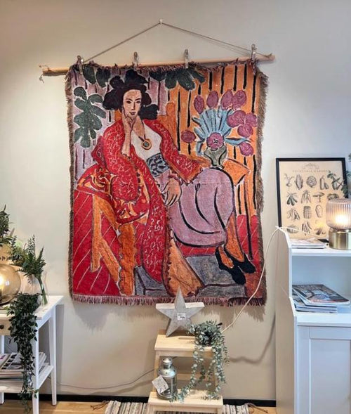 Boho Woman Tapestry