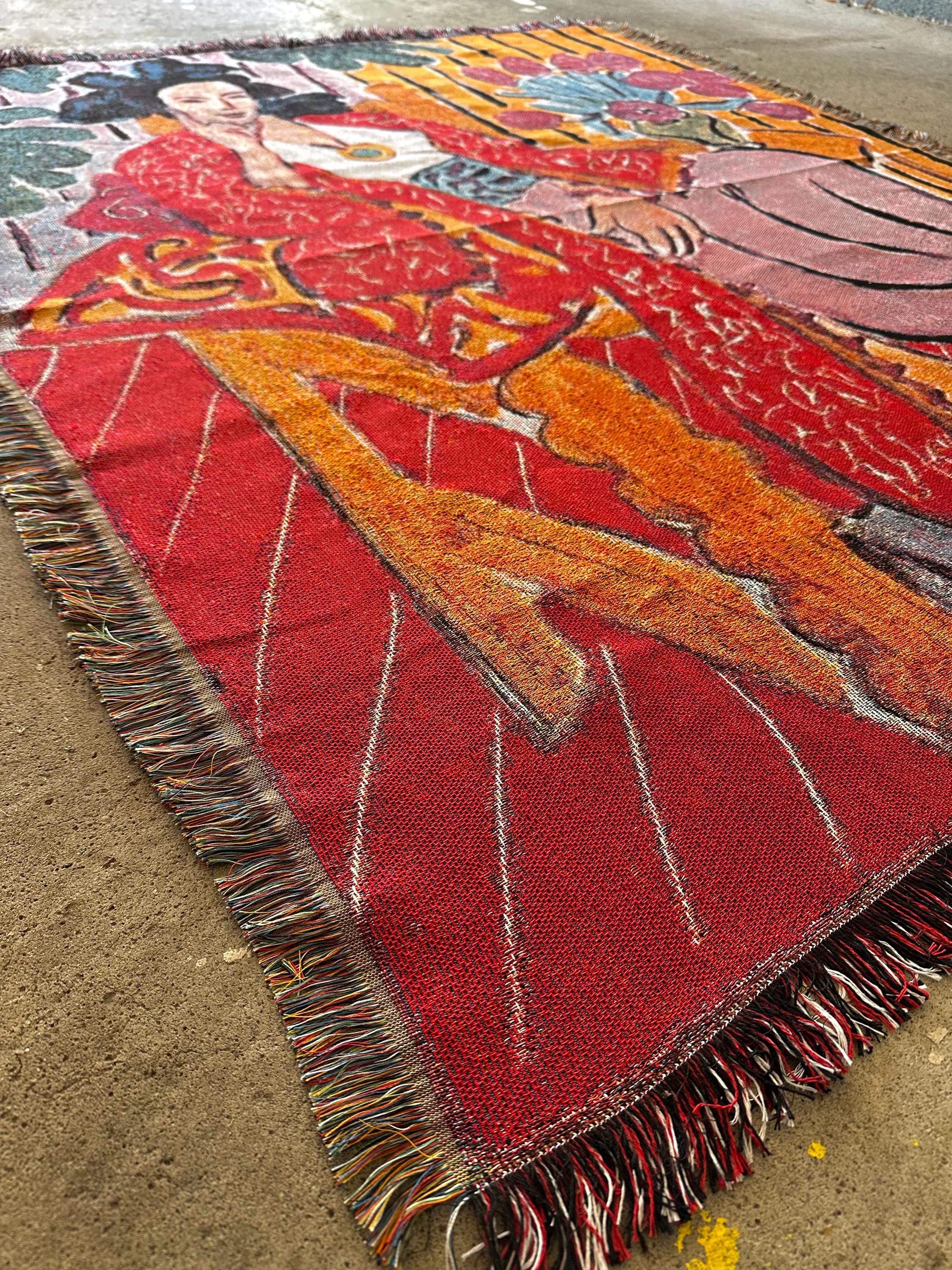 Boho Woman Tapestry